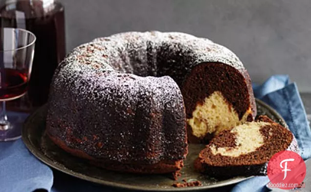 Bolo Bundt De Mármore Reverso