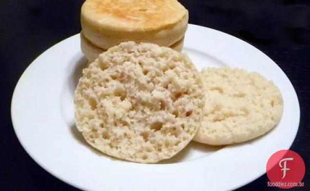 Cozimento Do Pão: Muffins Ingleses Sourdough
