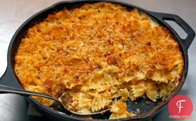 Jantar esta noite: macarrão frigideira e queijo