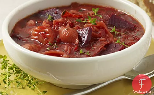 Confetti Pepperoni Soup