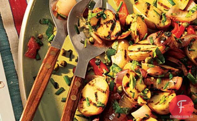 Salada De Batata Grelhada Com Limão