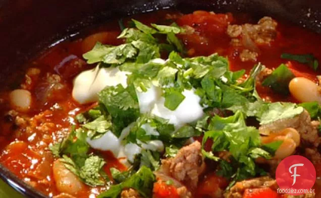 Peru e feijão Chili