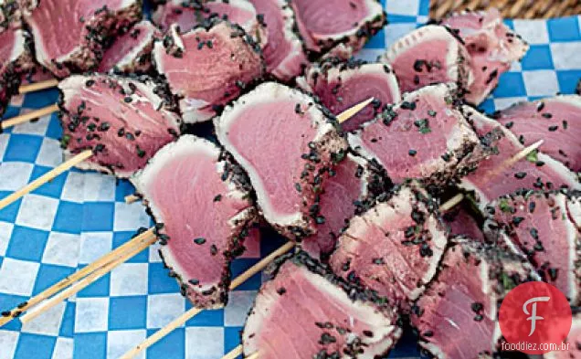 Atum Com Orelhas De Gergelim Preto