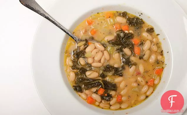 Sopa De Feijão Branco Toscana De 30 Minutos