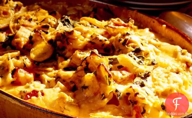 Caçarola Saudável De Abóbora Tex-Mex-Frango