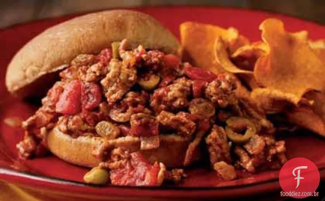 Sanduíches Picadillo De Porco Rápido