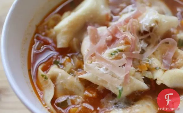 Saudável Tortellini Pasta E Fagioli