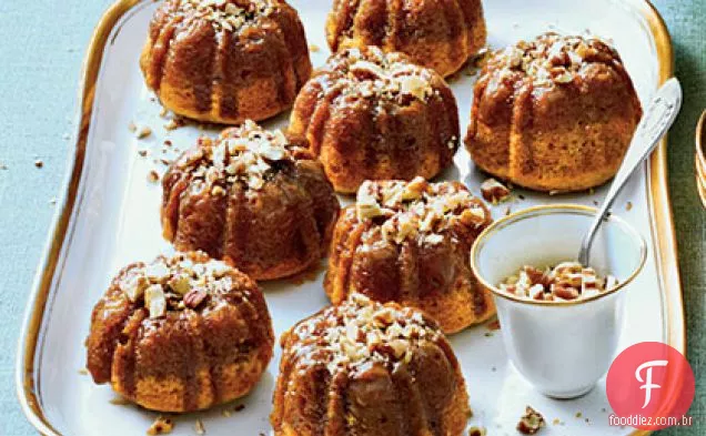 Bolos De Batata-Doce Vitrificados Com Rum