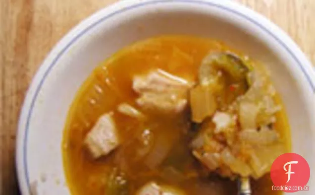 Jantar esta noite: Zen's Kimchi Jjigae
