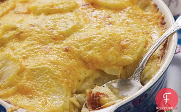 Batatas Cremosas Gratinadas