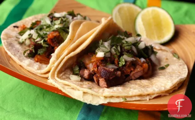 Ponzu-Carne Marinada Asada Tacos