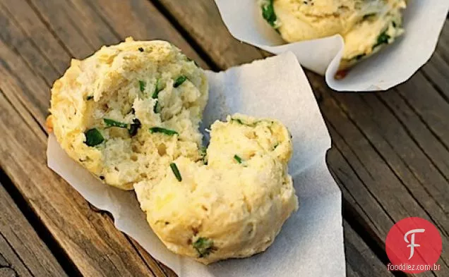 Muffins De Espinafre Parmesão