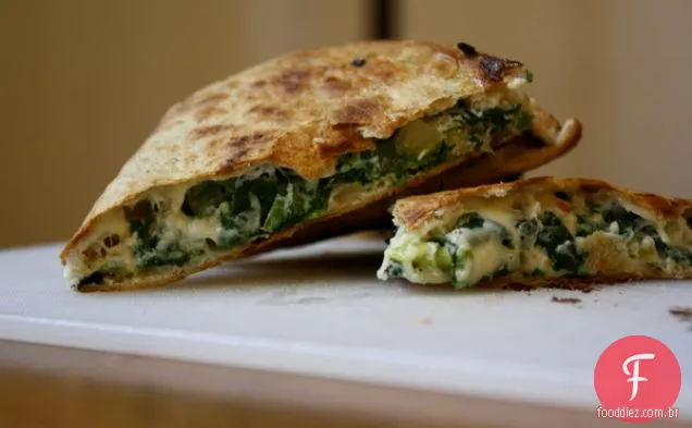 Espinafre - torta Quesadilla