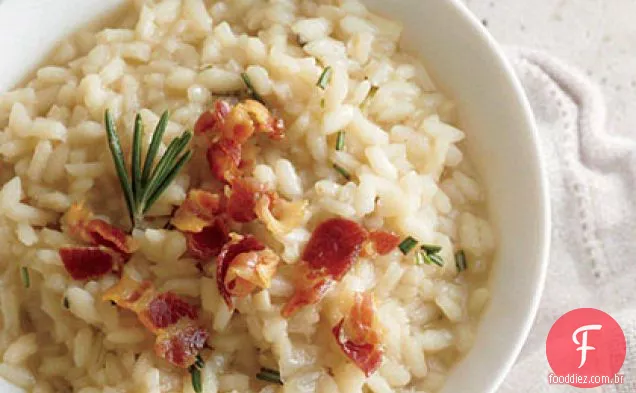 Risoto Pancetta com óleo de Trufa