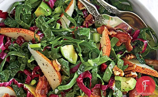 Salada de couve e couve