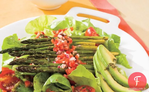 Salada De Aspargos Assados