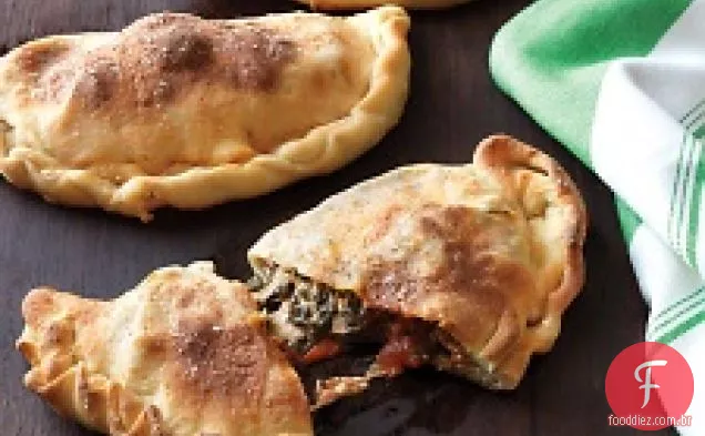Calzones De Espinafre E Almôndega