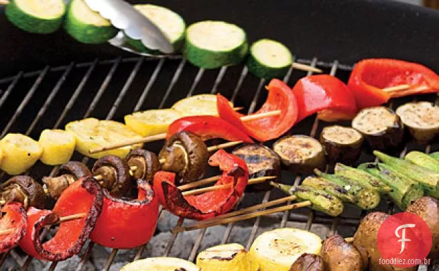 Kabobs Vegetais De Verão