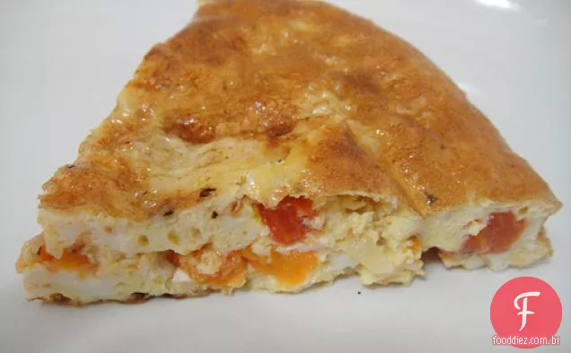 Cozinhar o livro: fritada de tomate