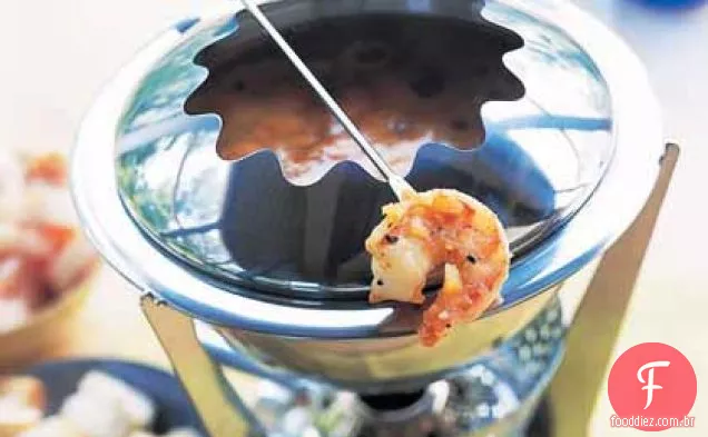Camarão Bouillabaisse Fondue
