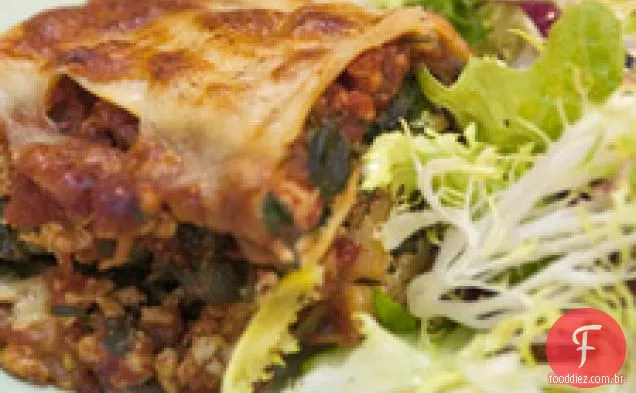 Lasanha De Peru Com Espinafre
