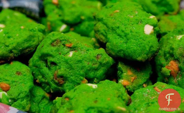 Condimentado Pandan Caju Biscoitos De Chocolate Branco