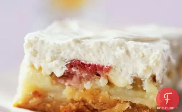 Barras De Creme De Ruibarbo