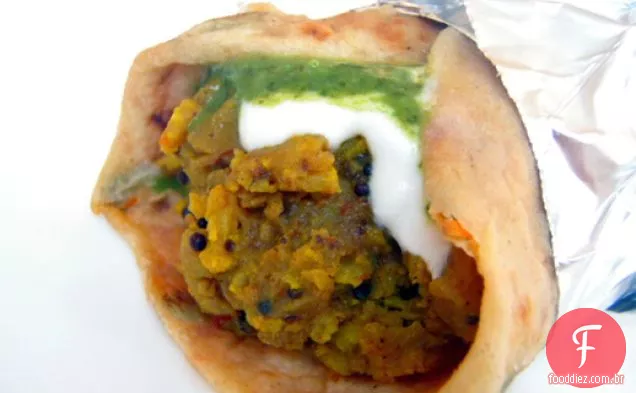 Aloo Gobi Kati Roll
