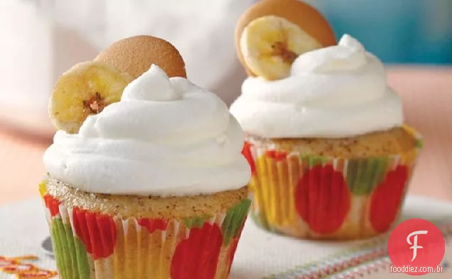 Pudim De Banana Cupcakes