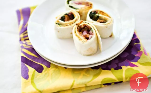 Enrolamentos De Espinafre E Bacon