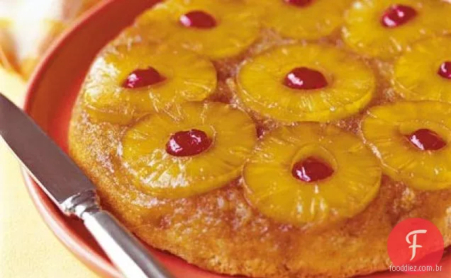 Frigideira Abacaxi De Cabeça Para Baixo Bolo