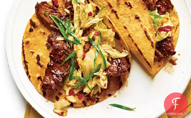 Tacos De Carne Ao Estilo Coreano