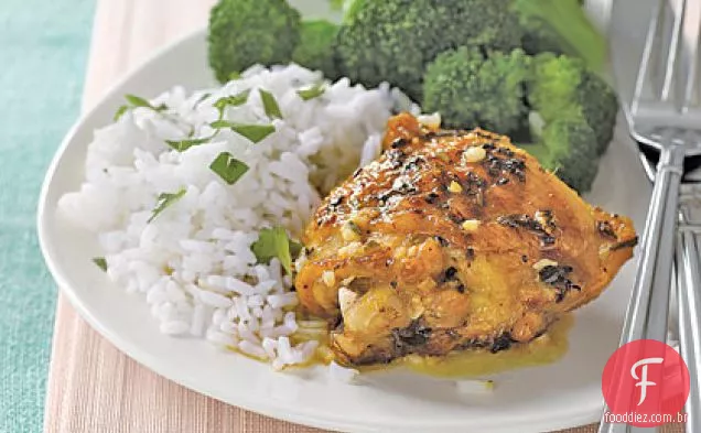 Coxas De Frango Com Limão E Alecrim