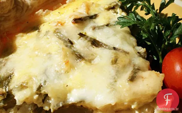 Quiche De Frango E Espargos