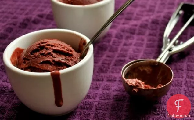 Scooped: beterraba assada e sorvete de Chocolate escuro