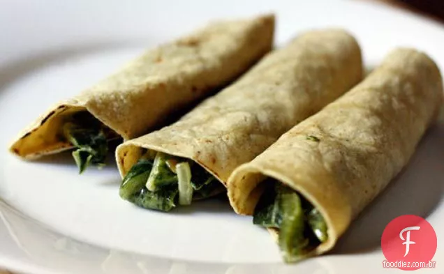 Jantar esta noite: Tacos de Rajas con Crema