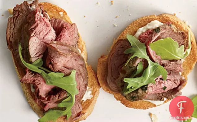 Lombo De Carne Com Mostarda E Estragão