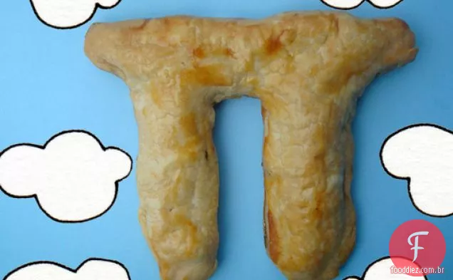 Torta Feliz Do Dia Do Pi! Faça uma torta em forma de Pi