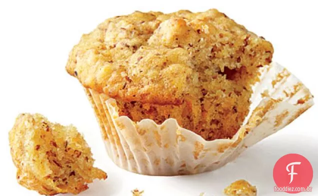 Laranja-Avelã Snack Muffins