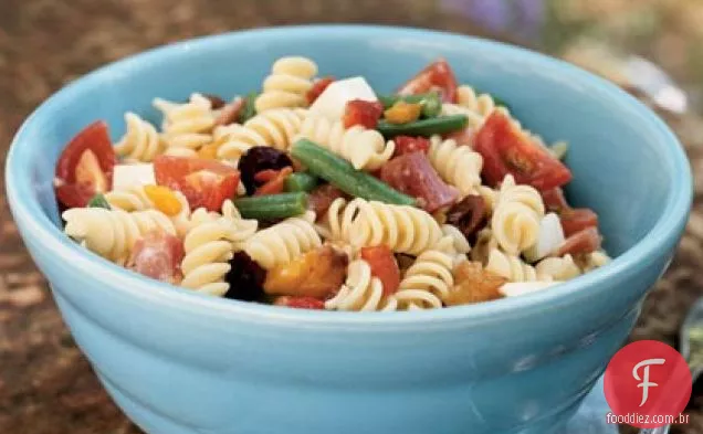 Salada Rotini com molho de azeitona Kalamata