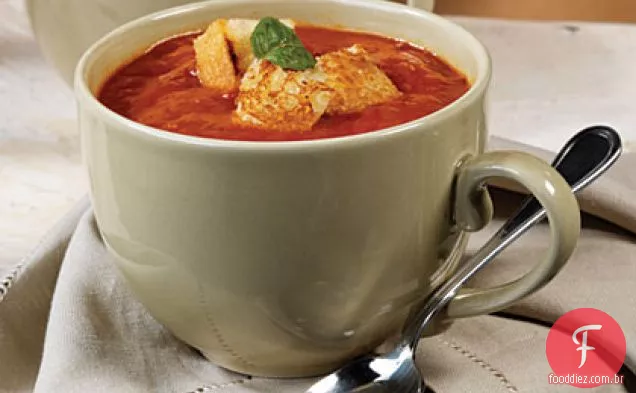 Sopa De Tomate-Tortellini