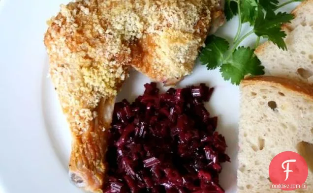 Coma por oito dólares: Pernas de frango Mustardy