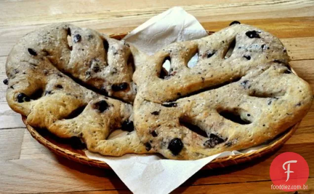 Alecrim e Fougasse De Azeitona Preta