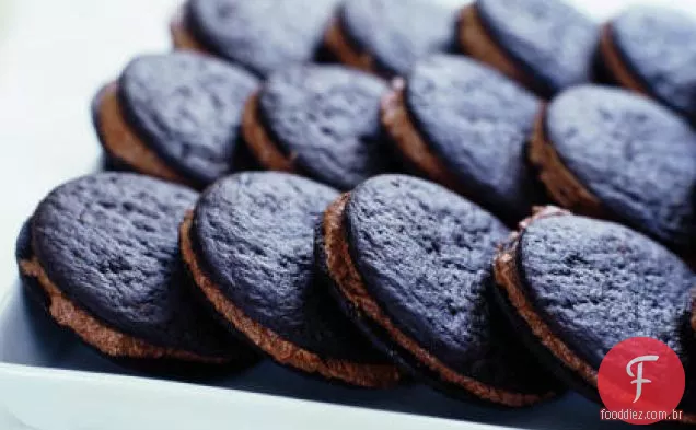Sanduíches De Ganache De Chocolate