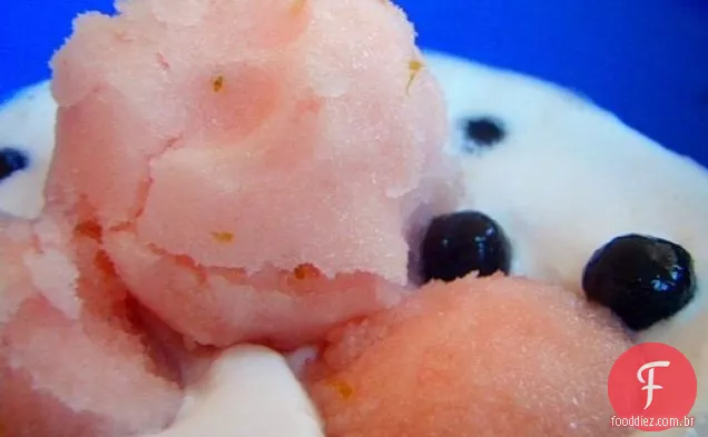 Scooped: chá de jasmim e Sorbet de Pétala de rosa