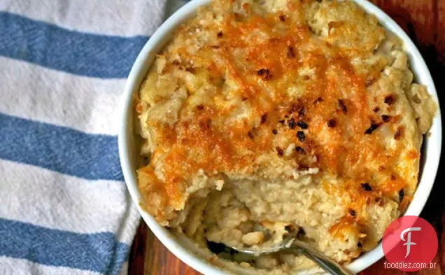 Jantar esta noite: Macarrão Com Couve-flor e queijo