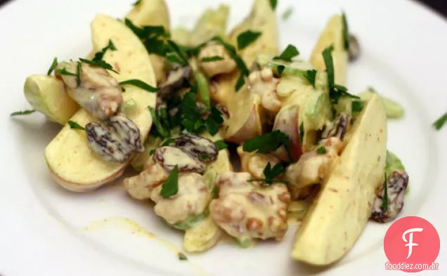 Jantar Esta Noite: Salada Waldorf Com Curry