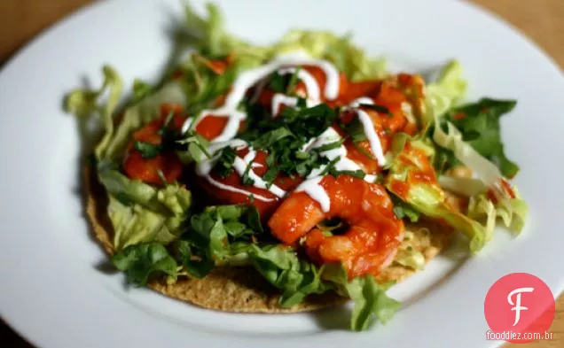 Jantar Esta Noite: Tostadas De Camarão Sufocado