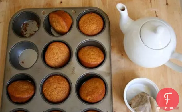 Brunch De Domingo: Muffins De Cenoura De Trigo Integral