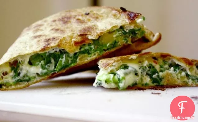 Cozinhar o livro: Torta De Espinafre Quesadilla